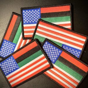 African American Flag Patch