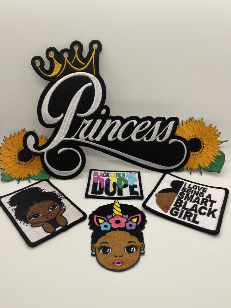 Prideful Patchez, Unapologetically BLACK, Iron on Patch, Sew on Patch,  Metallic Threads, Embroidered Patch, Crafting 